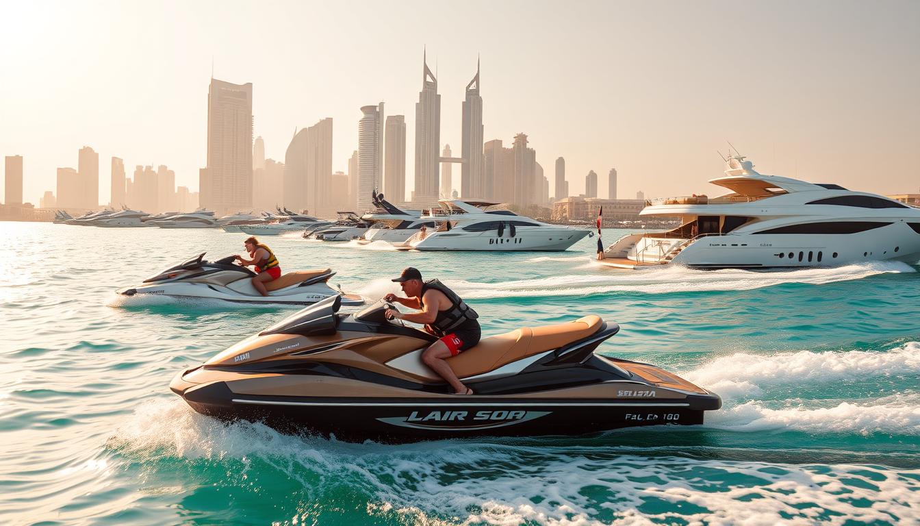 best jet ski and yacht rental experiences in Dubai for water sports