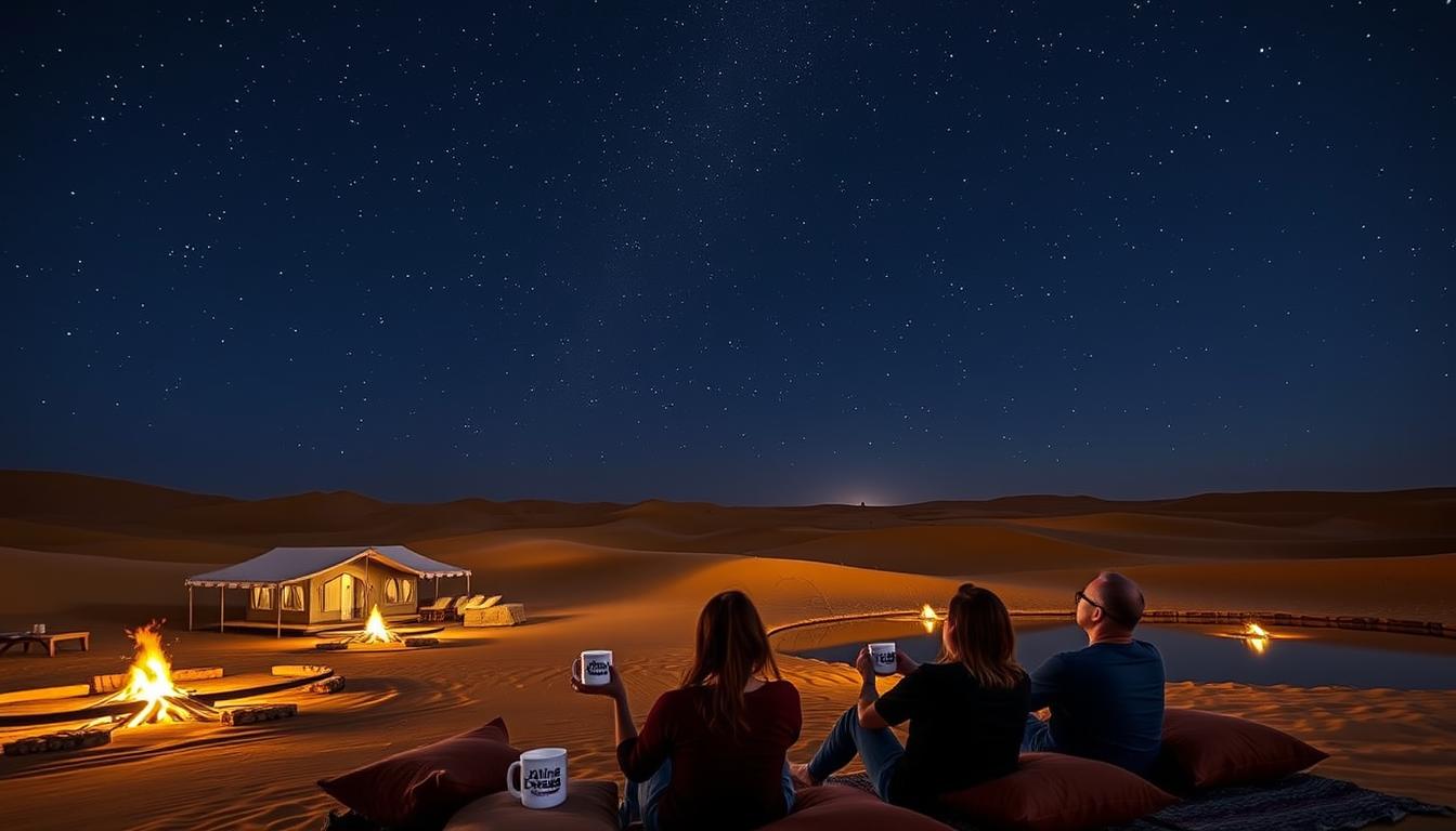 best stargazing and desert camping spots near Dubai overnight stays