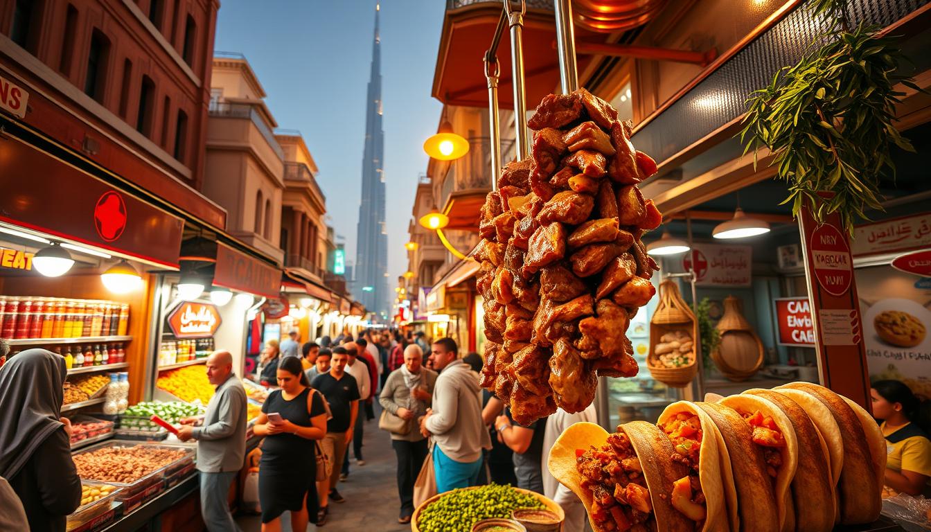 where to find the best shawarma in Dubai top street food spots